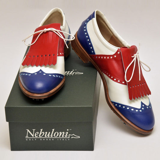 NEBULONI GOLF SHOES, DERBIES HOMME - Classic - Ryder cup